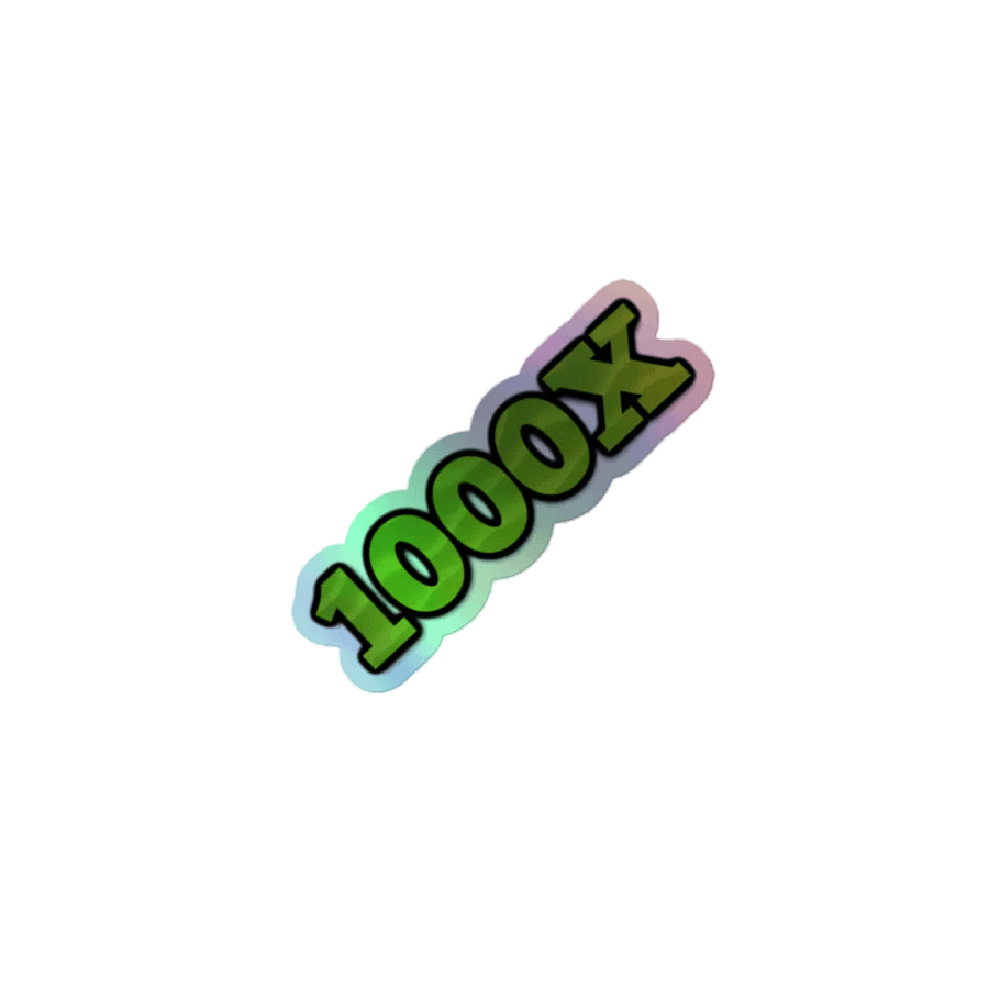 1000X HOLO STICKER product image (1)