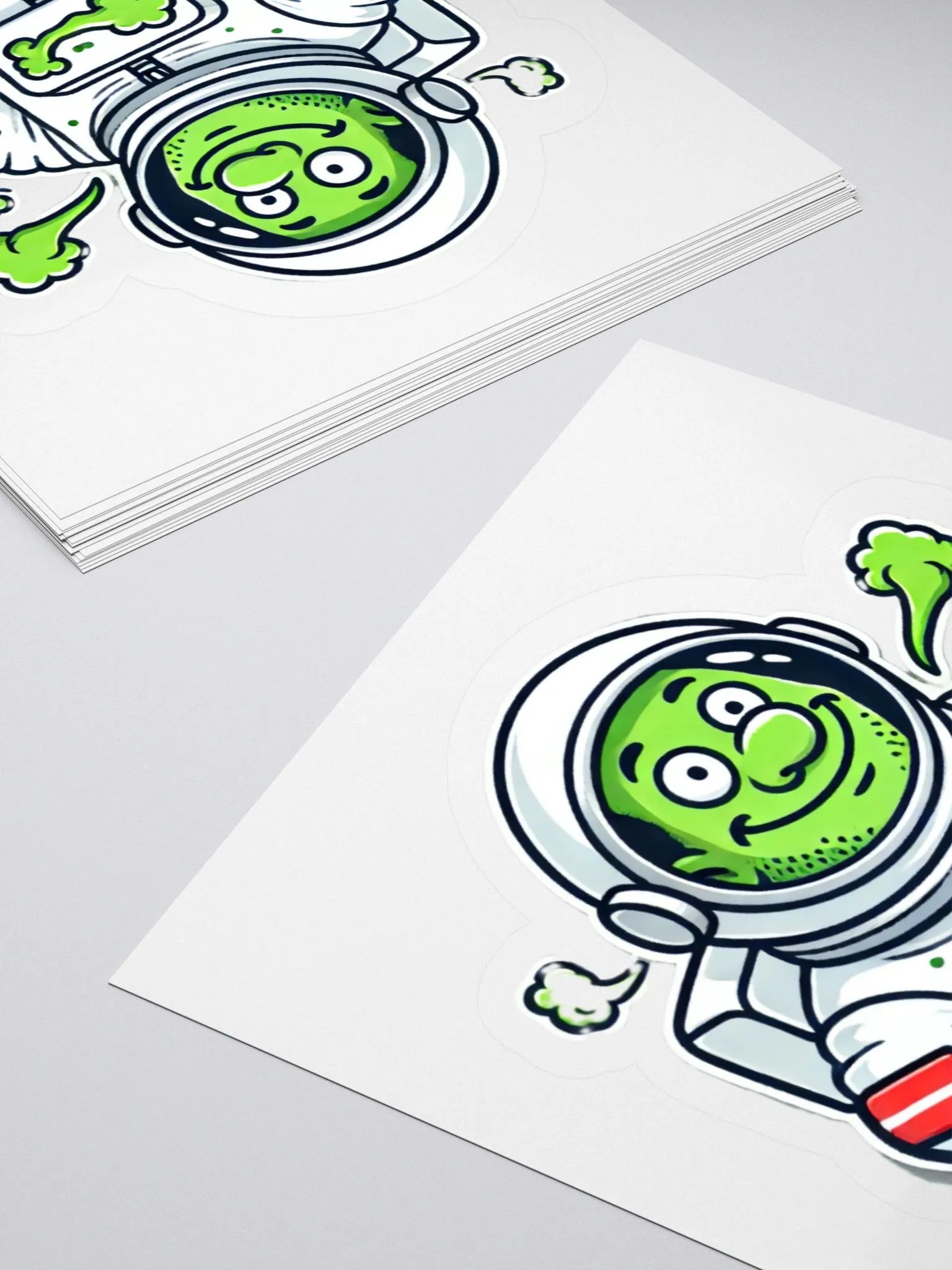 Patch-Style Sickly Astronaut sticker product image (7)