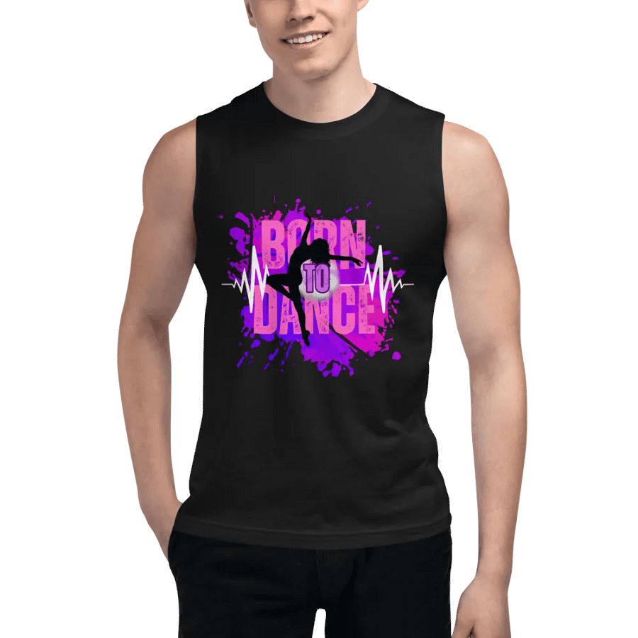 Expressive Born to Dance Her Silhouette Muscle Tank product image (6)