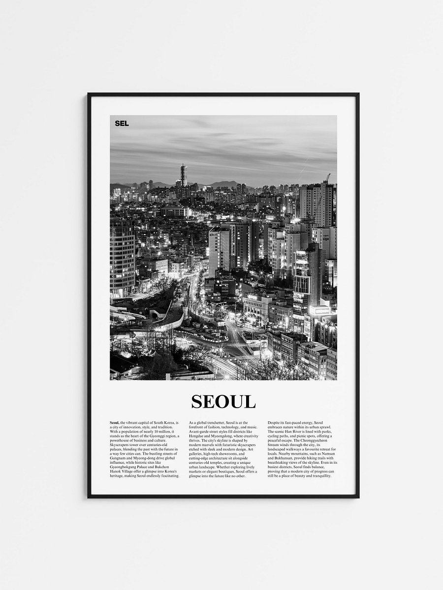 Seoul 02 Newspaper Poster product image (1)