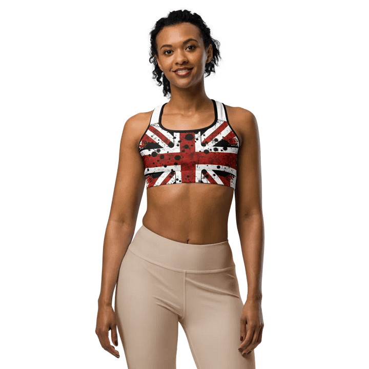Punk Union Jack Sports Bra product image (2)