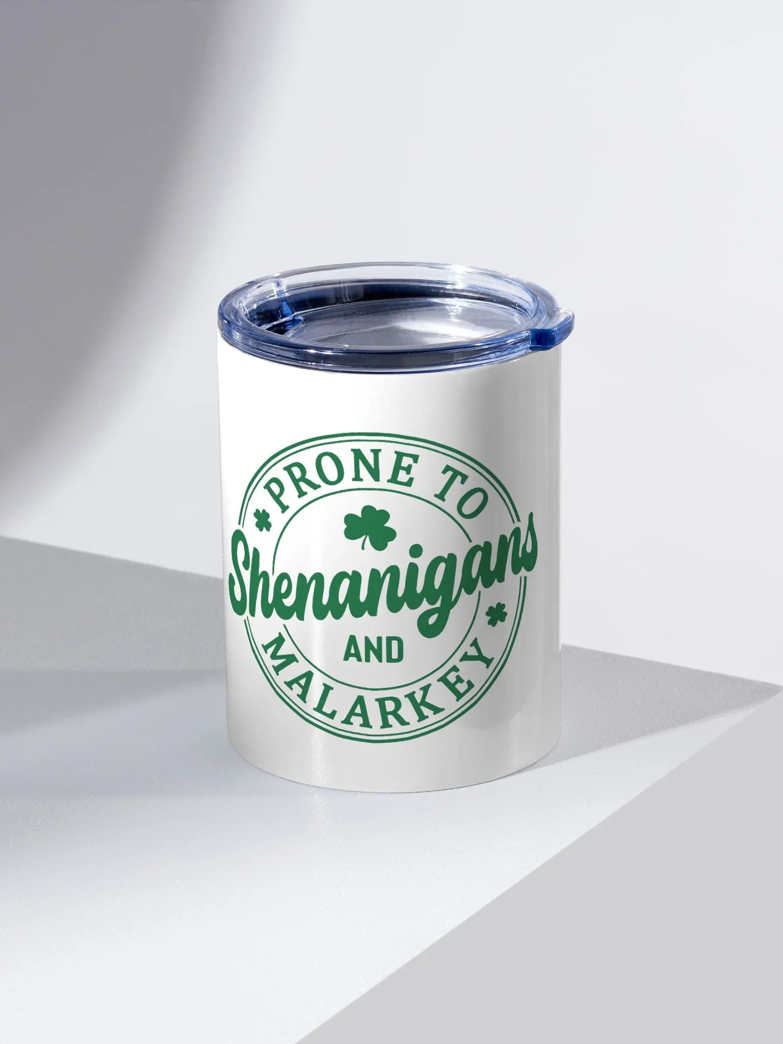 Prone to Shenanigans 10oz White Tumbler product image (1)