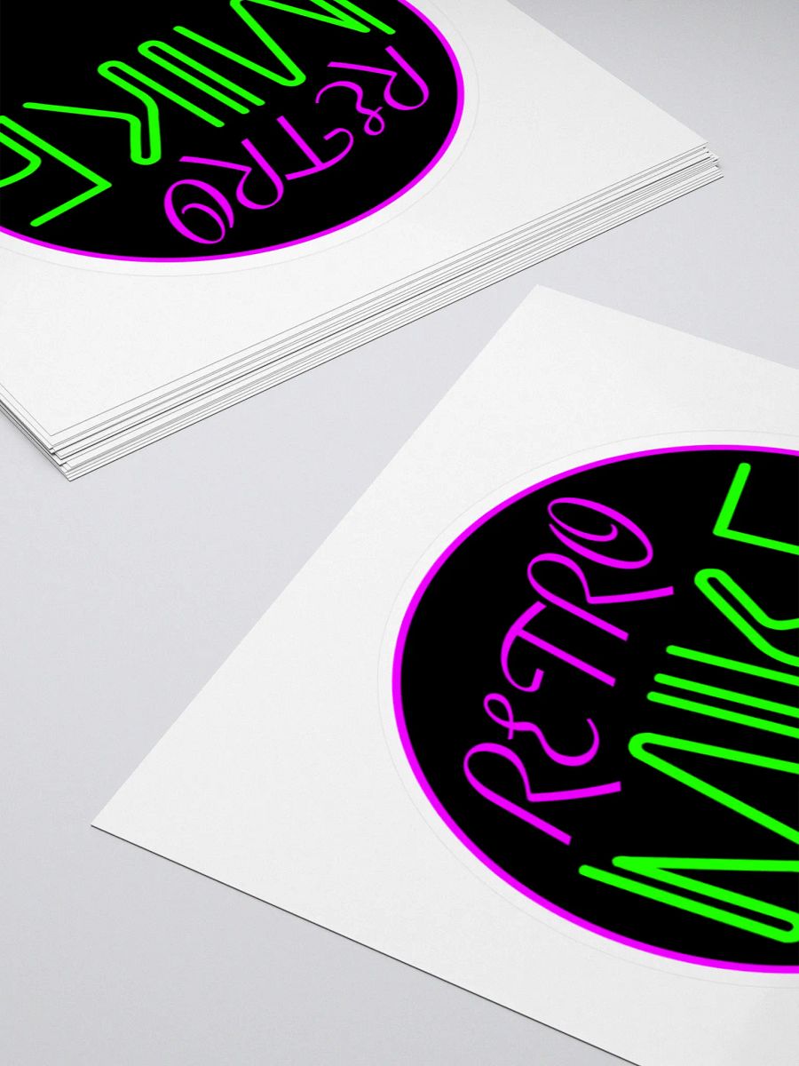 Retro Mike Sticker product image (4)