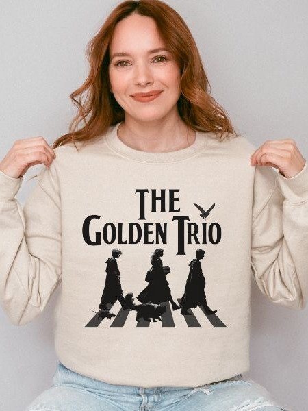Golden Trio on Abbey Road Cozy Fall Sweatshirt product image (4)