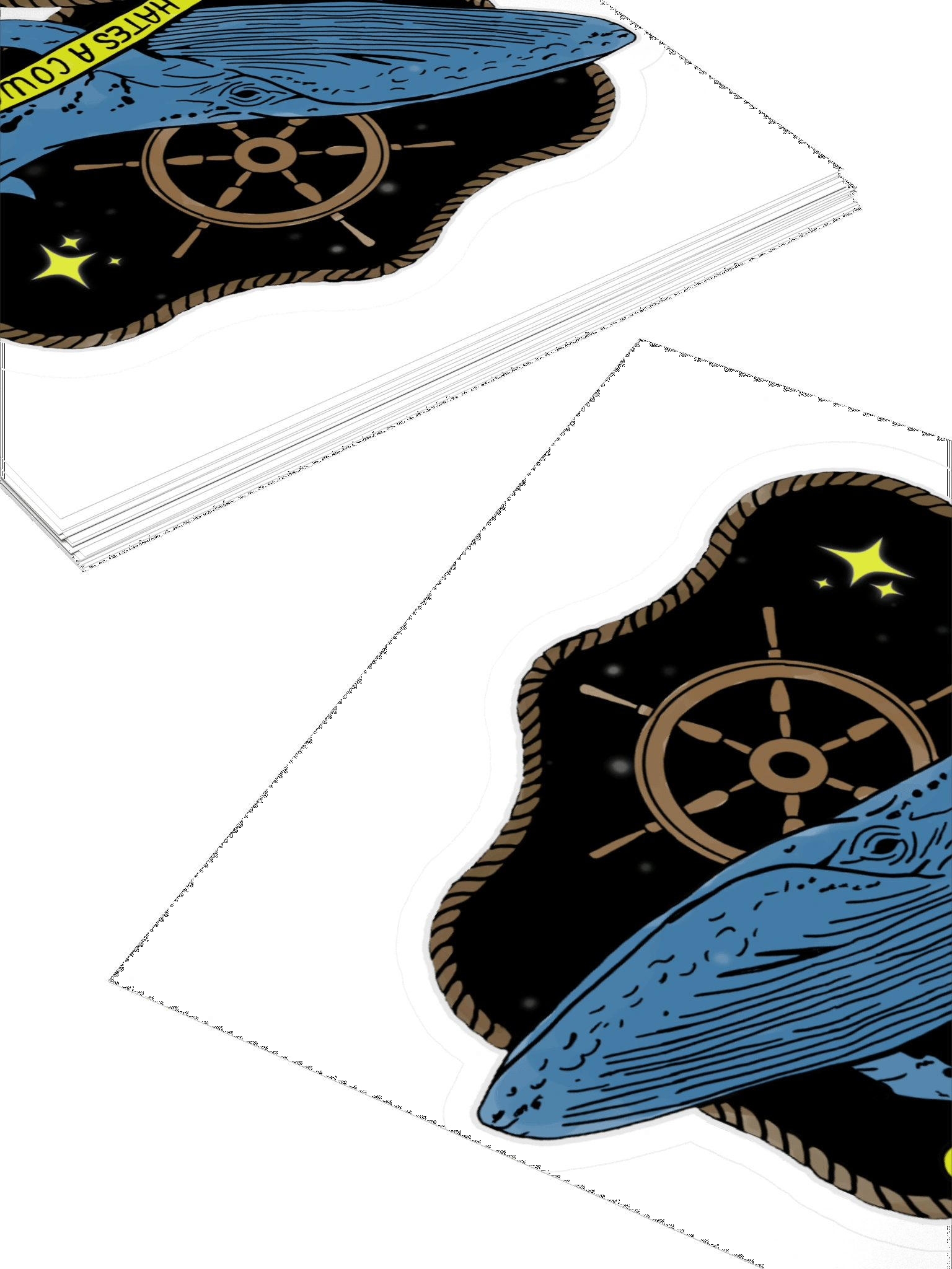 The Sea Hates a Coward sticker product image (4)