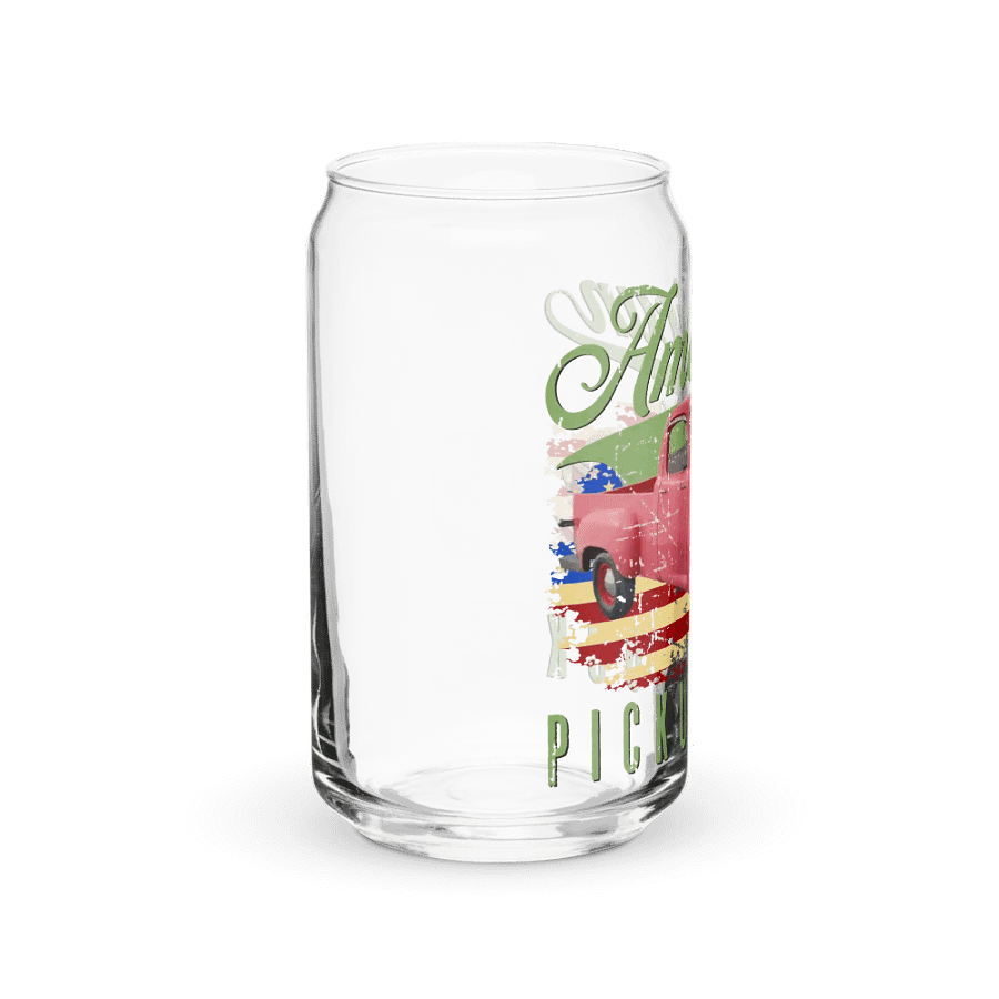 American Pickup Truck Men Women Adults Teens Kids Boys Girls Drinking Glass product image (40)