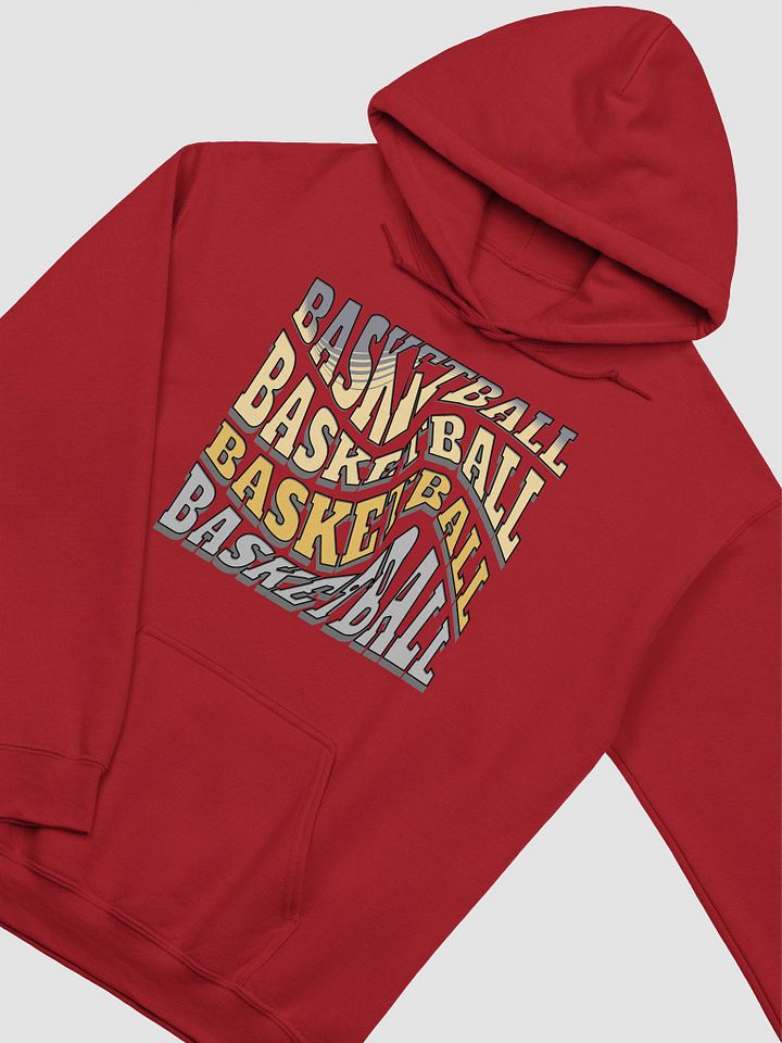 Mess Swirl Basketball Wavy Distortion Hoodie product image (2)