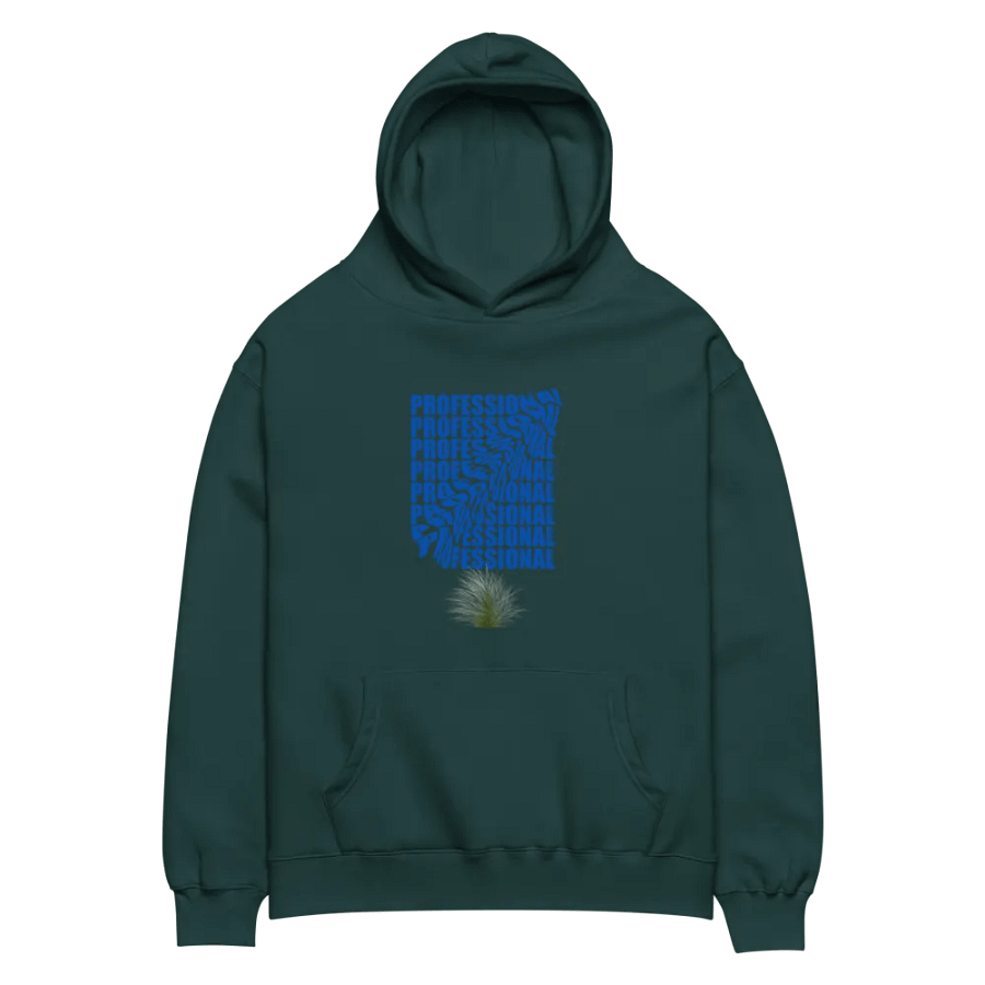 Professional Text Art Oversized Hoodie product image (2)