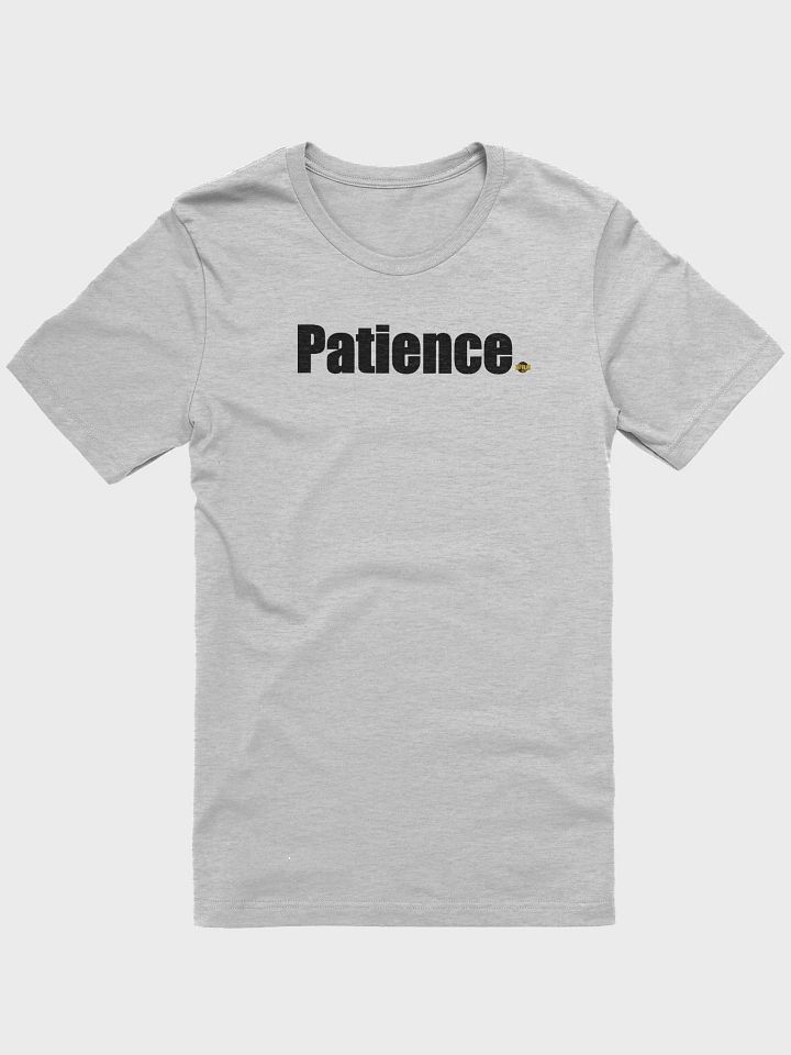 Patience Tee (black print) product image (1)