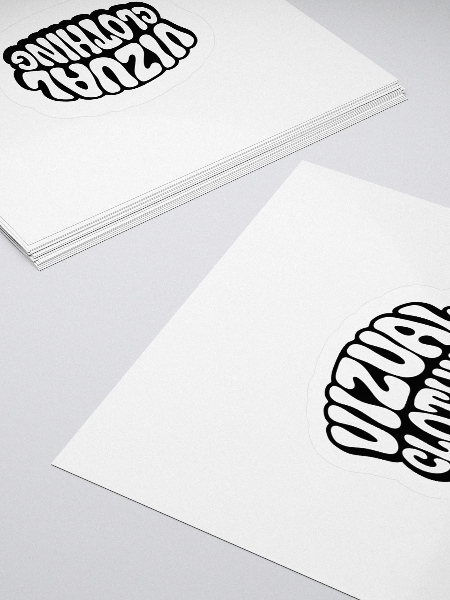 Vizual Clothing Kiss Cut Stickers product image (13)