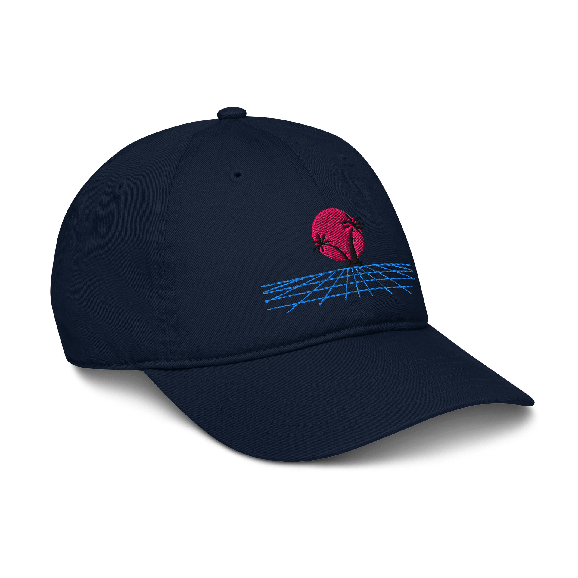 Retro Sunset Palm Dad Hat product image (6)