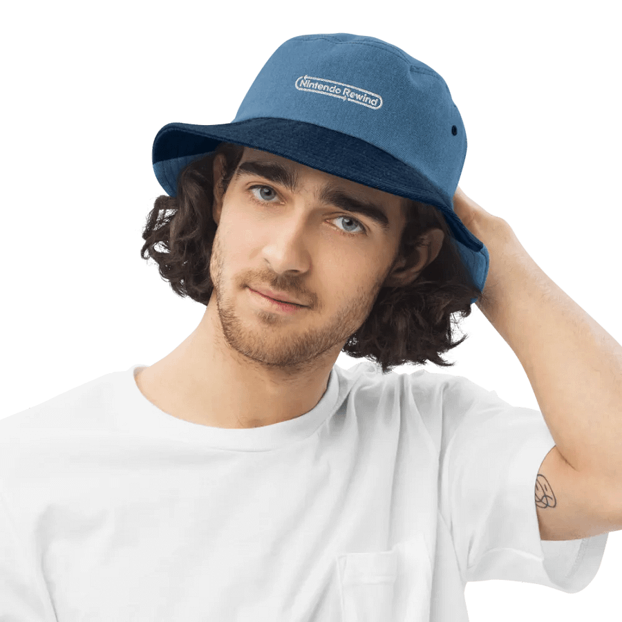 Denim Daze Nintendo Rewind Bucket Hat product image (6)