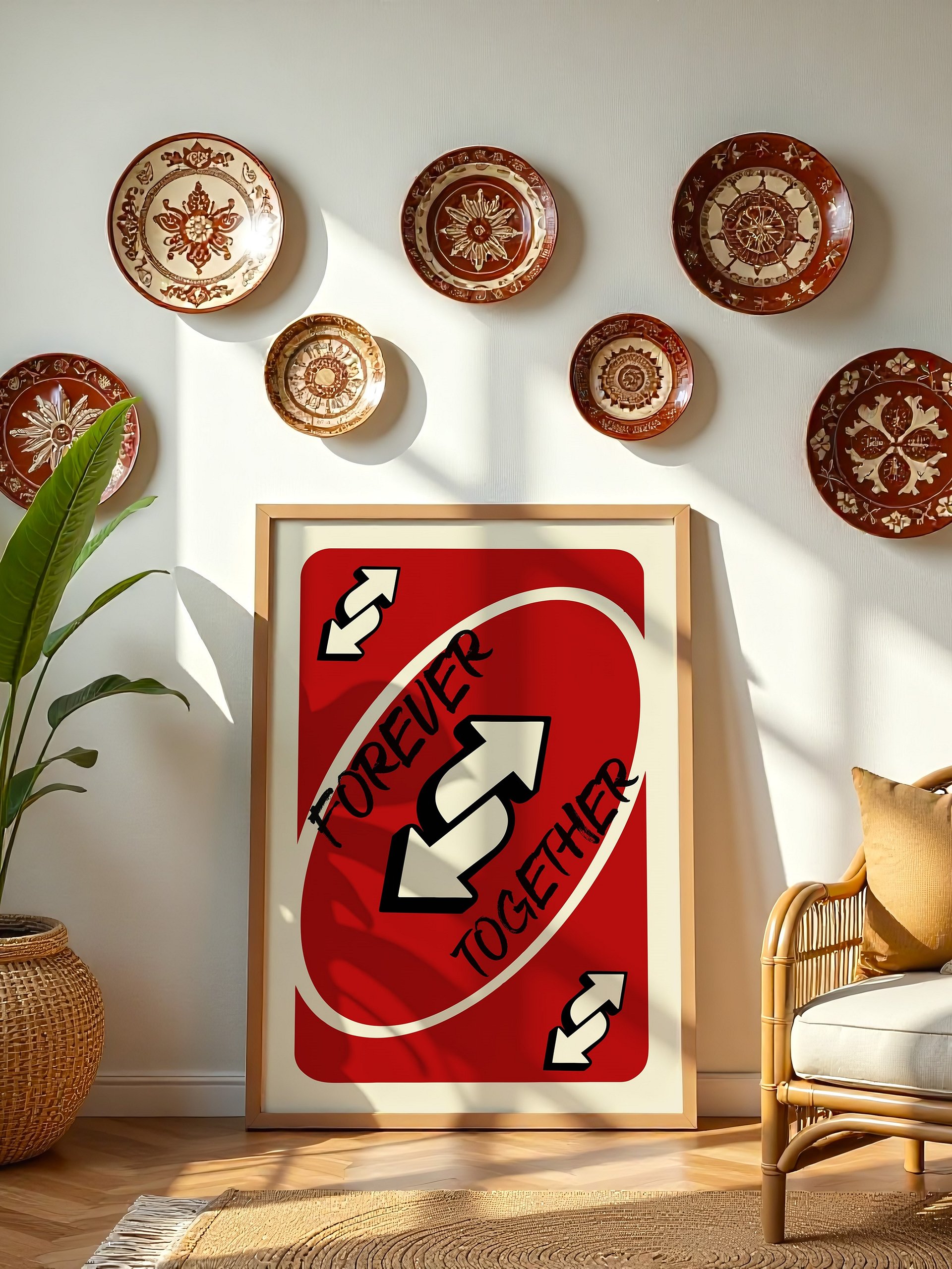 Forever Together Wall Art Red product image (6)