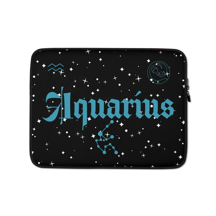 Starry Aquarius Laptop Sleeve product image (1)