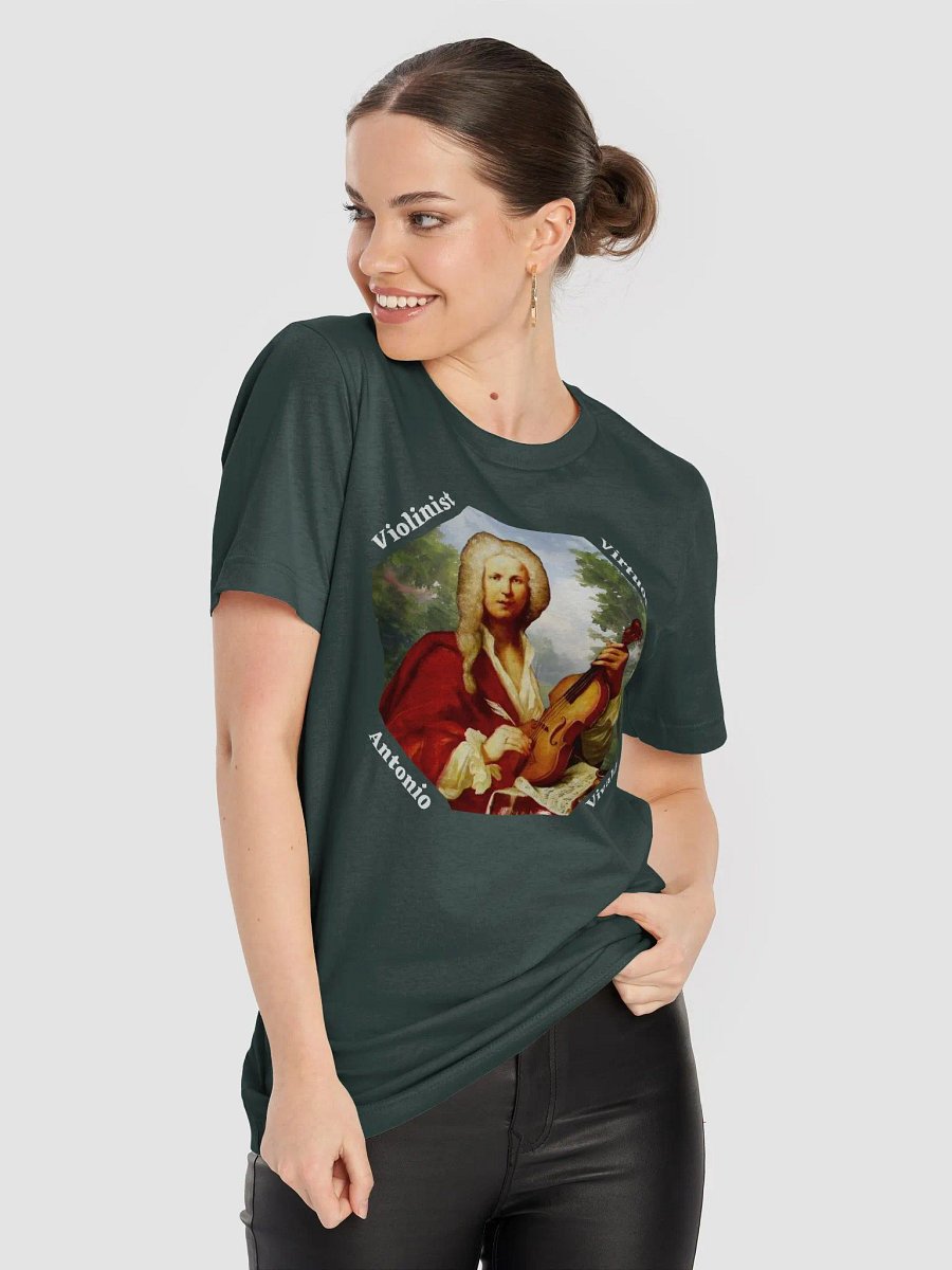 Antonio Vivaldi - Violinist Virtuoso | Dark T-Shirt product image (8)