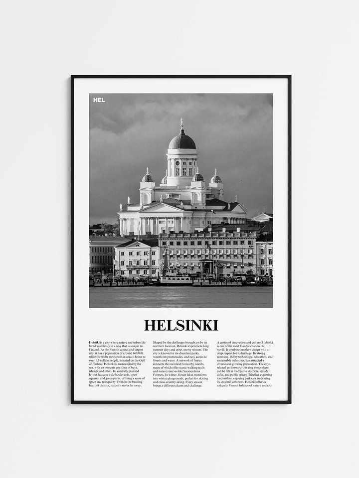 Helsinki 01 Newspaper Poster product image (1)