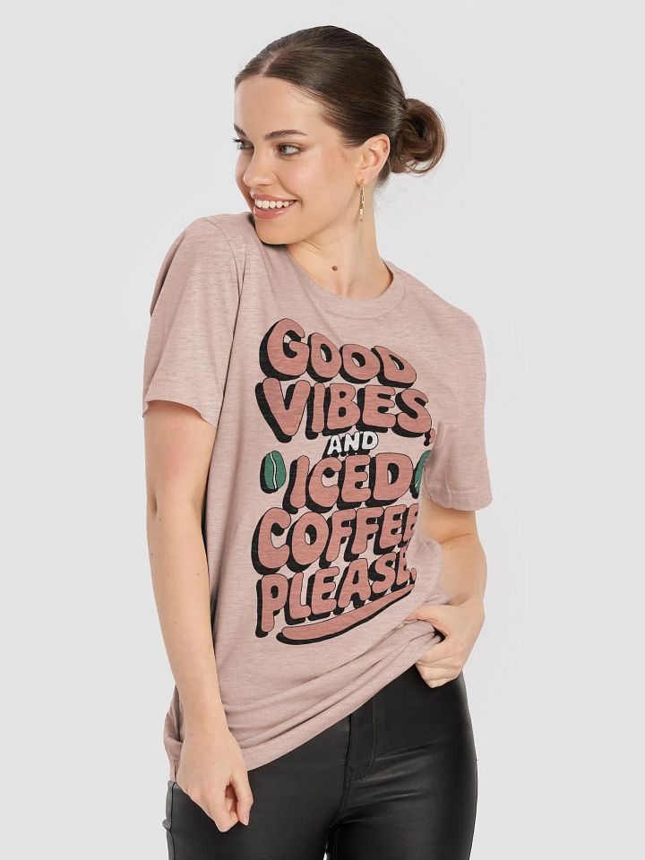 Good Vibes Iced Coffee Graphic Tee product image (1)