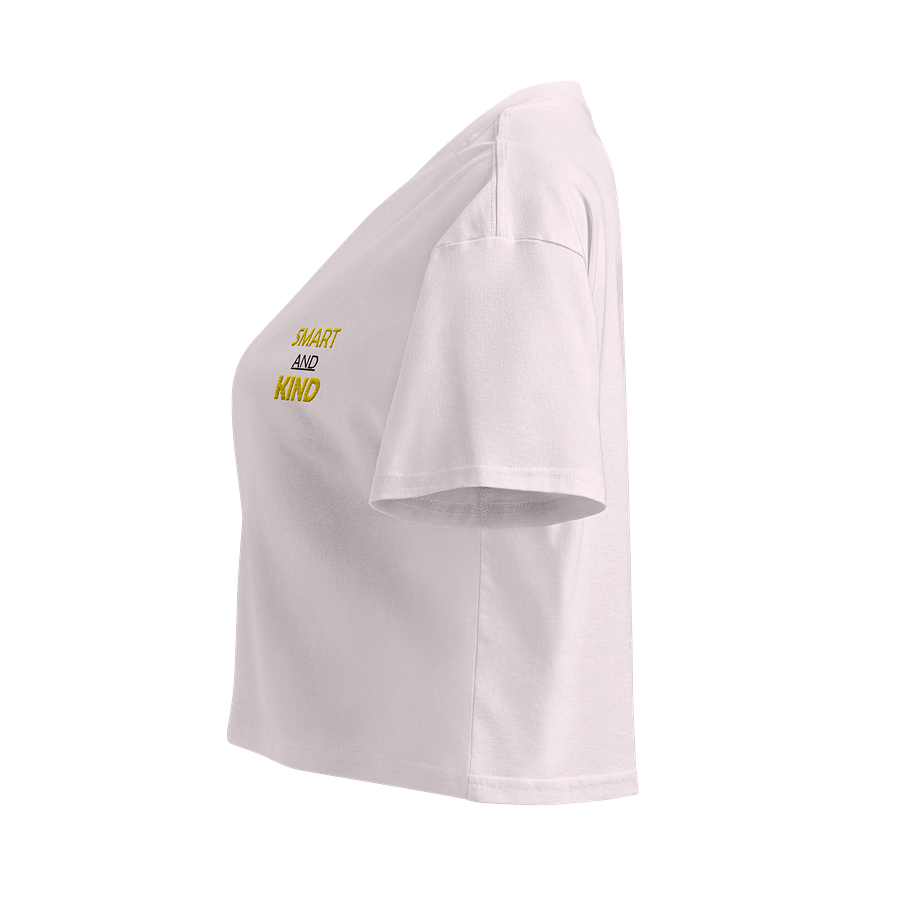 SMART & KIND (EMBROIDERED) Crop Top product image (11)