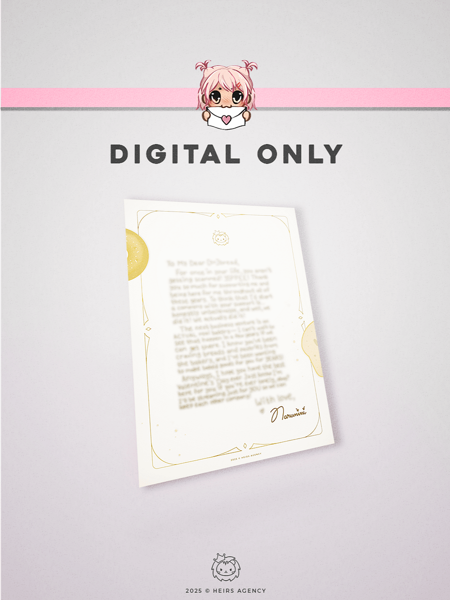 Narunini White Day Bundle - Physical Photocard, Digital Photocard, Voice Pack, and Love Letter product image (3)