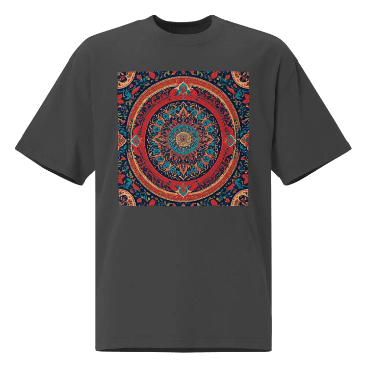 T-Shirt with Persian Carpet Design Mix of Beautiful Colors product image (1)