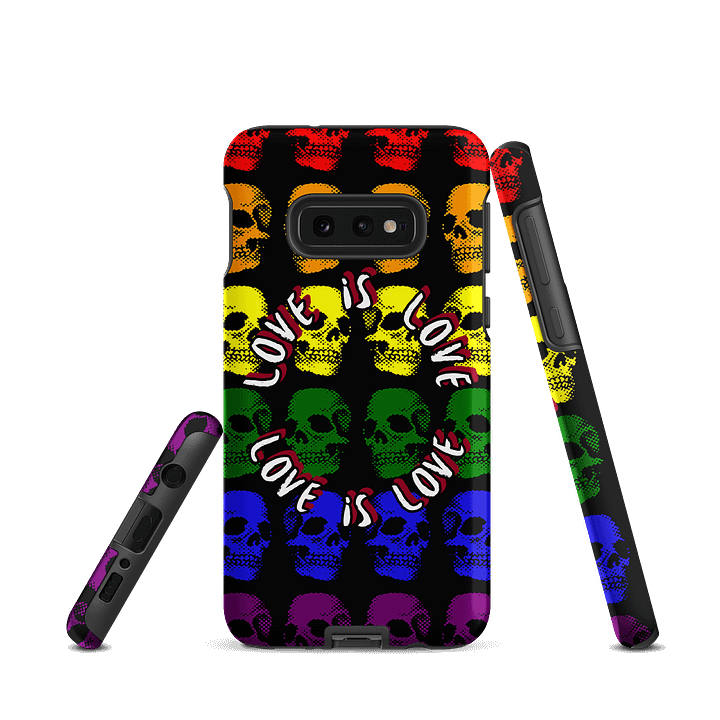 pride love is love rainbow skull Samsung product image (2)