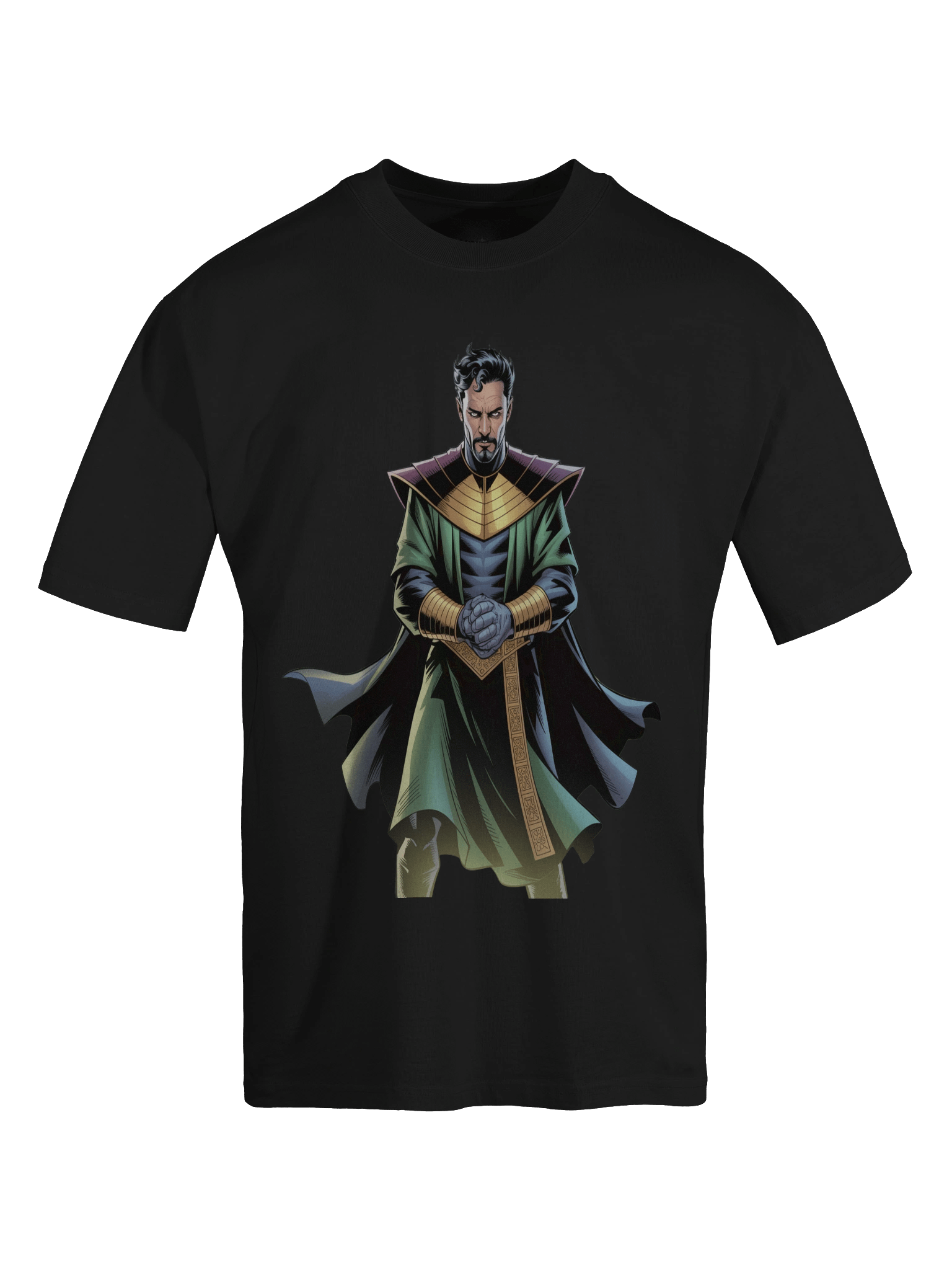 Demon's Dominion: Ra’s Al Ghul Inspired Oversized Faded T-Shirt product image (1)