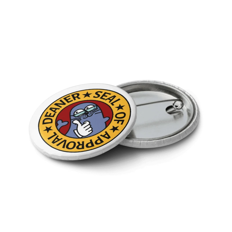 Deaner Seal of Approval Pin Buttons Set product image (3)
