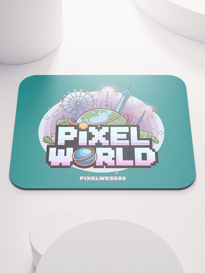 Pixel World - Mouse Pad product image (1)