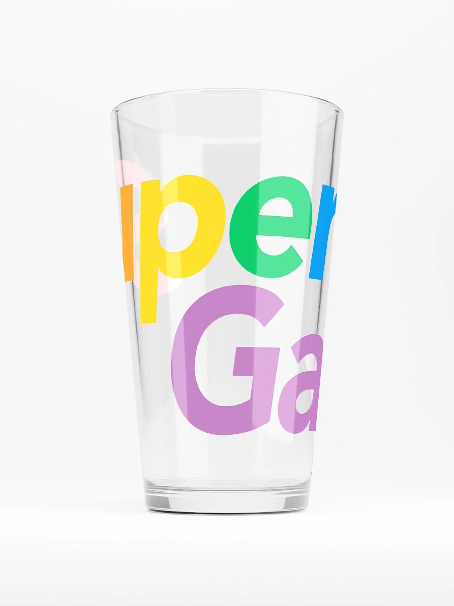 Super Gay Pint Glass product image (1)