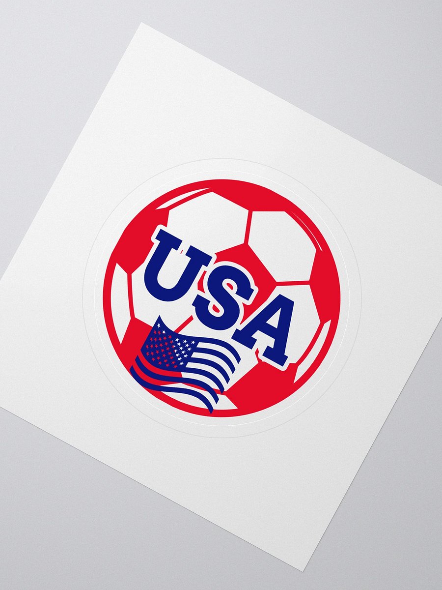 USA Soccer Flag Sticker product image (3)