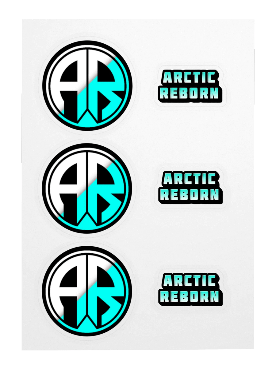 ARCTIC REBORN Logo Sticker Sheet product image (3)