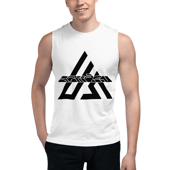 White Cyber Arkiden Tank Top product image (1)