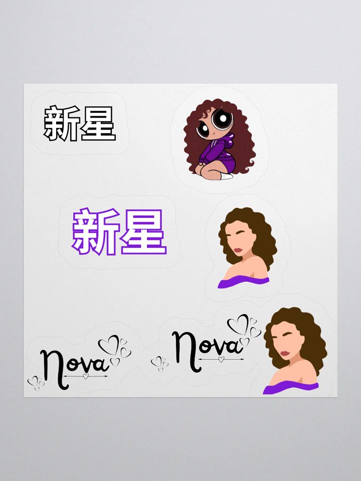 Nova Kiss Cut Stickers product image (2)