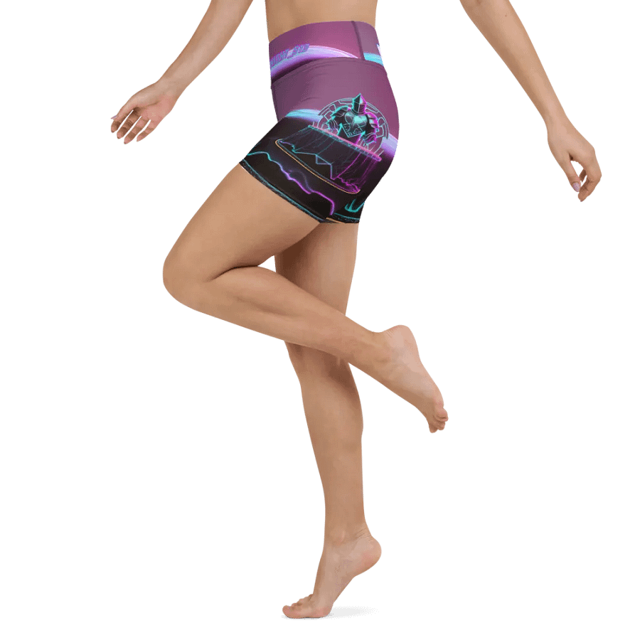Blackknight513 All-Over Print Yoga Shorts product image (10)