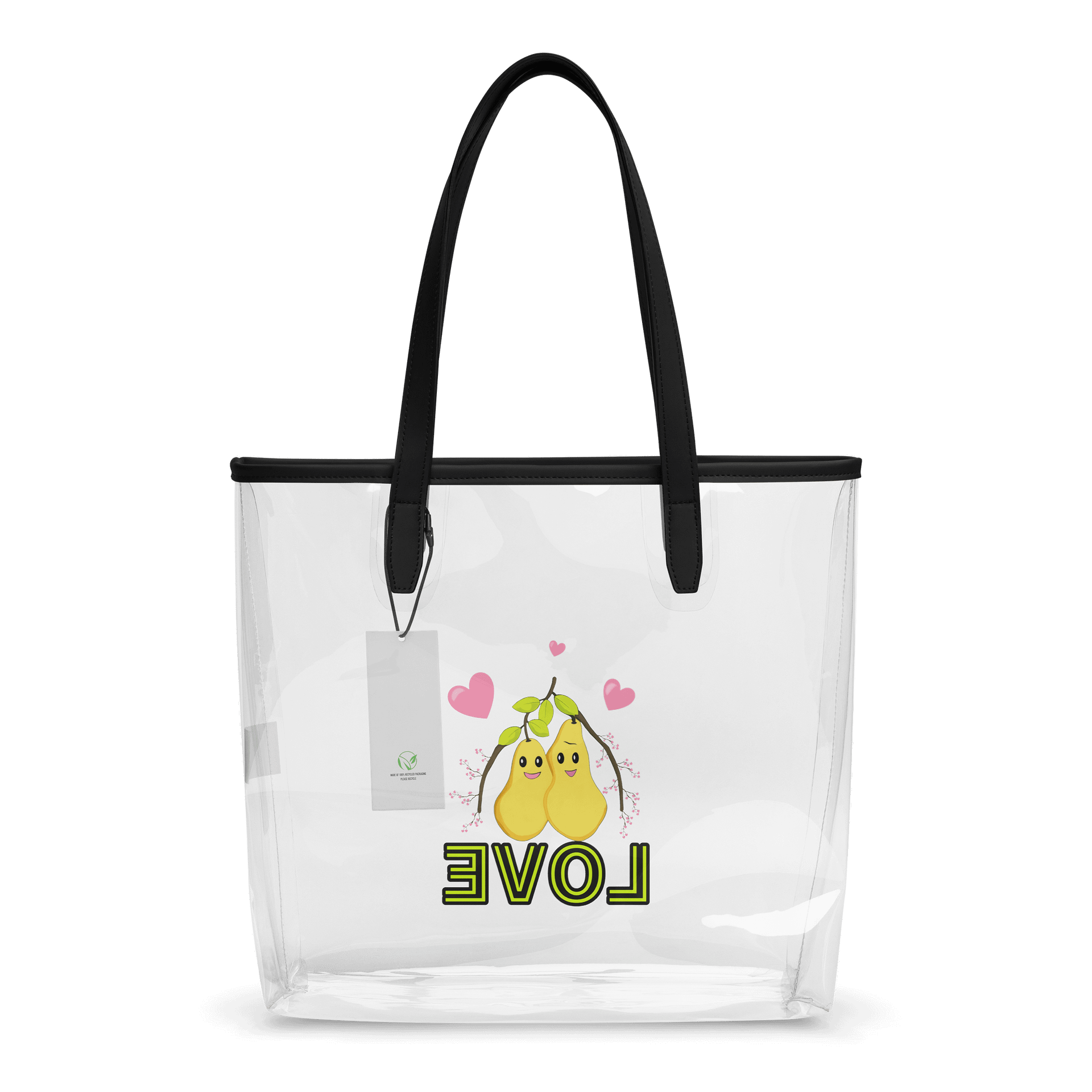 Love Pears Clear Tote Bag product image (2)