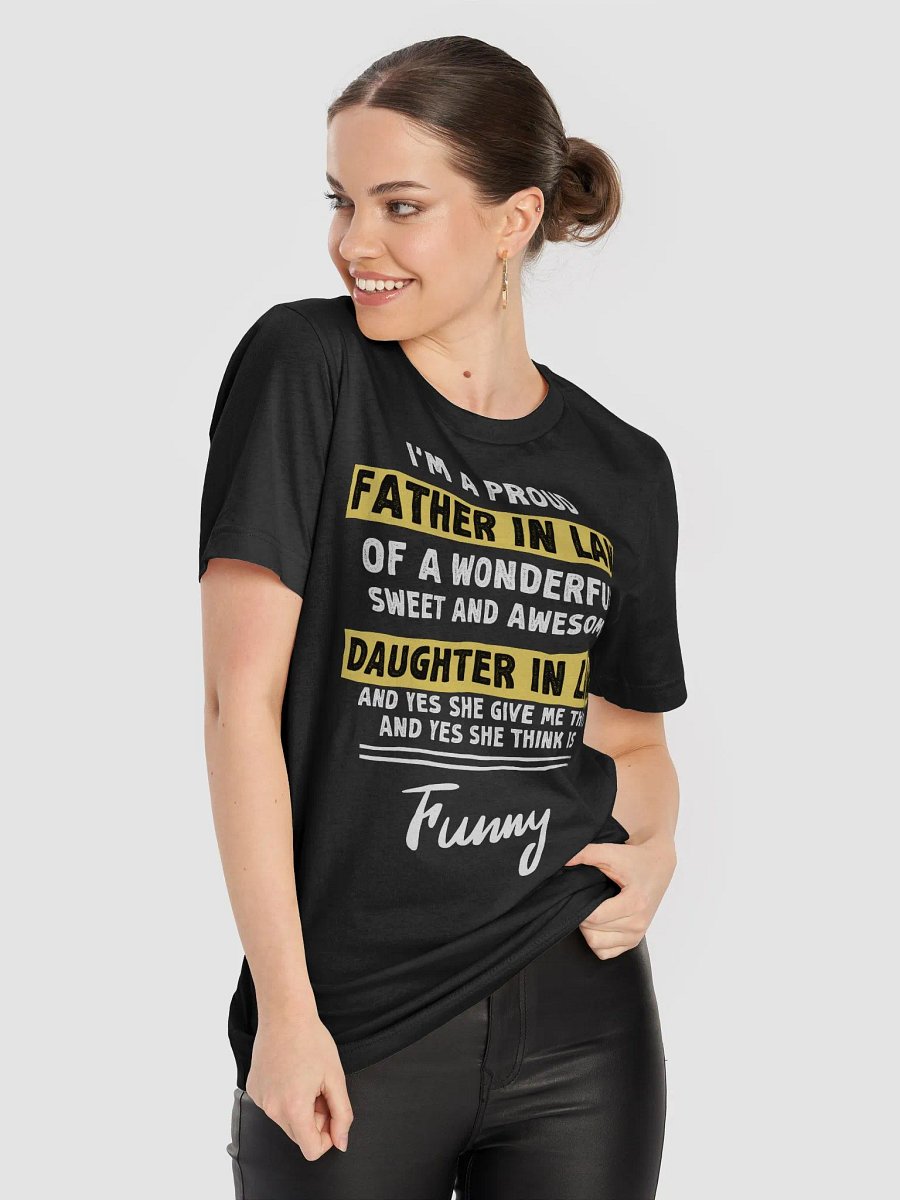 Proud Father-in-law Father's Day Gift from Daughter-in-law T-Shirt product image (8)