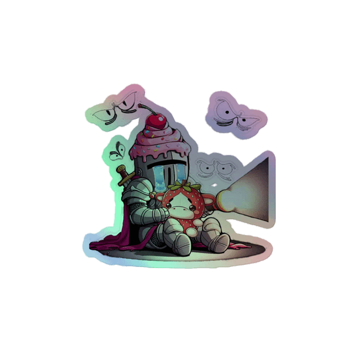 Scaredy Knight Sticker product image (2)