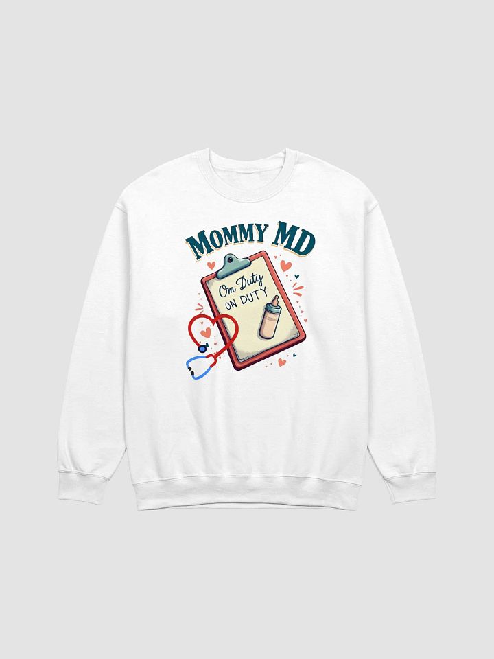 Mommy MD On Duty Crewneck Sweatshirt product image (45)
