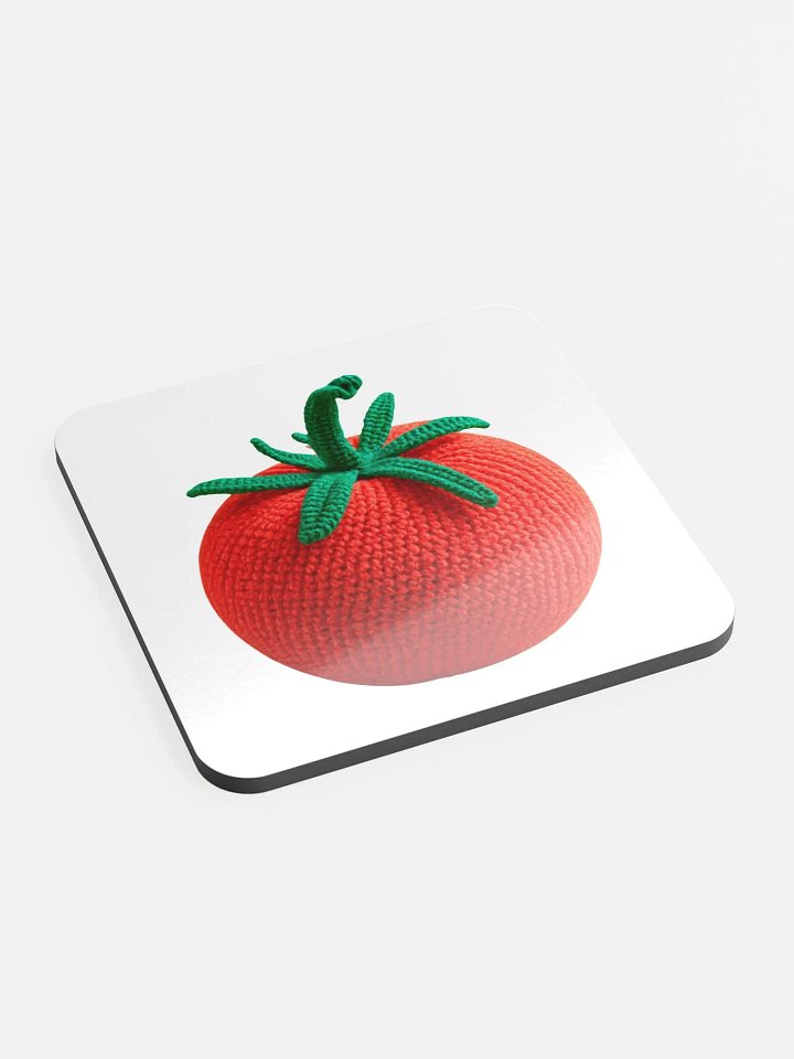 CozyAvocado Glossed Cork Coaster Tomato #1 product image (2)