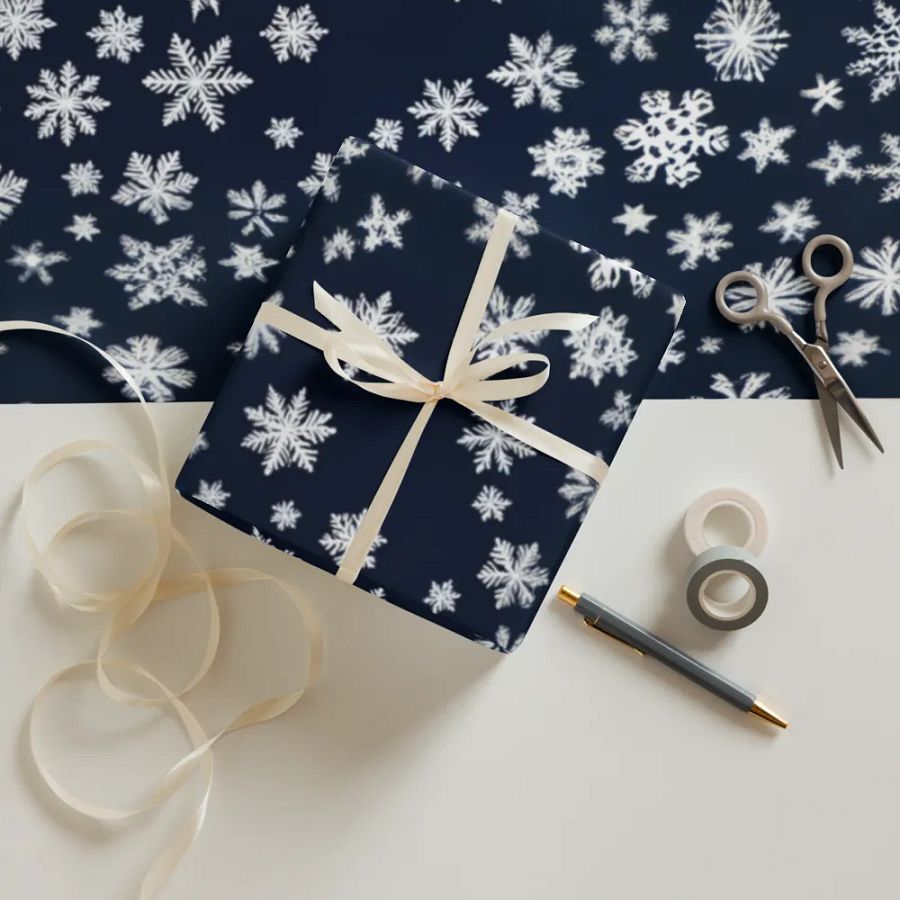 Snowflake Symphony Wrapping Paper Set product image (12)