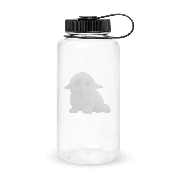 Fluffy Creature Wide Mouth Water Bottle product image (2)