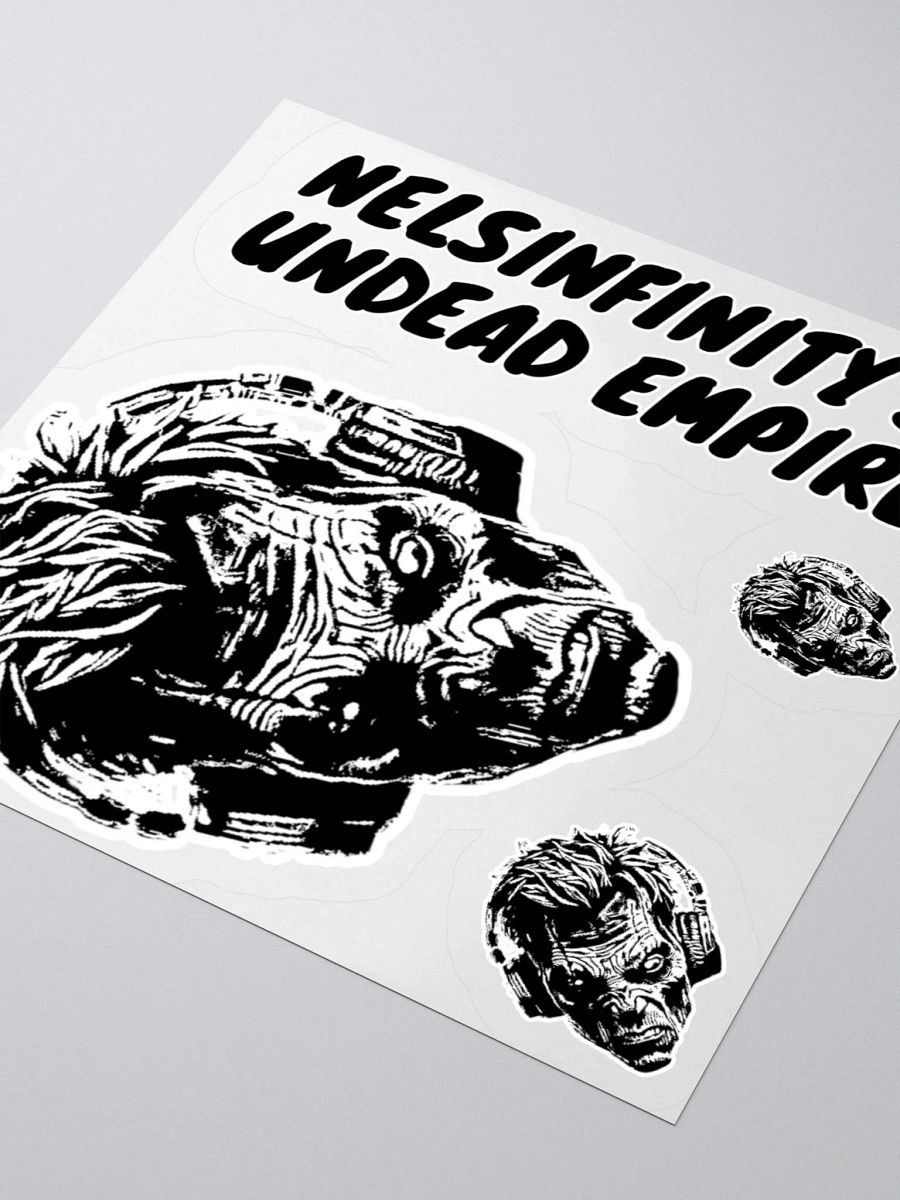 Nels Undead Empire Kiss Cut Stickers (White Edge) product image (9)