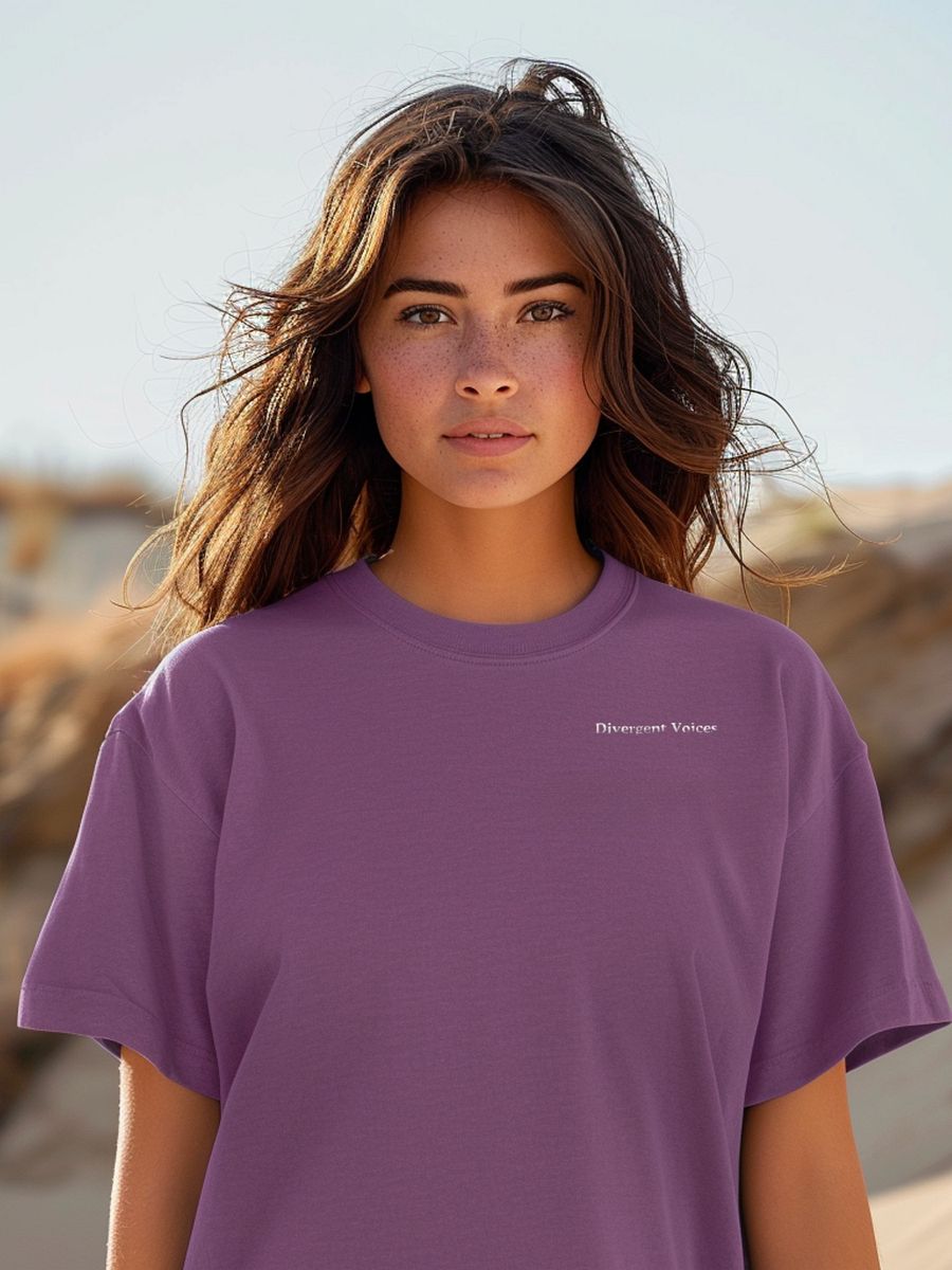 Divergent Voices Classic Embroidered Unisex T-shirt product image (1)