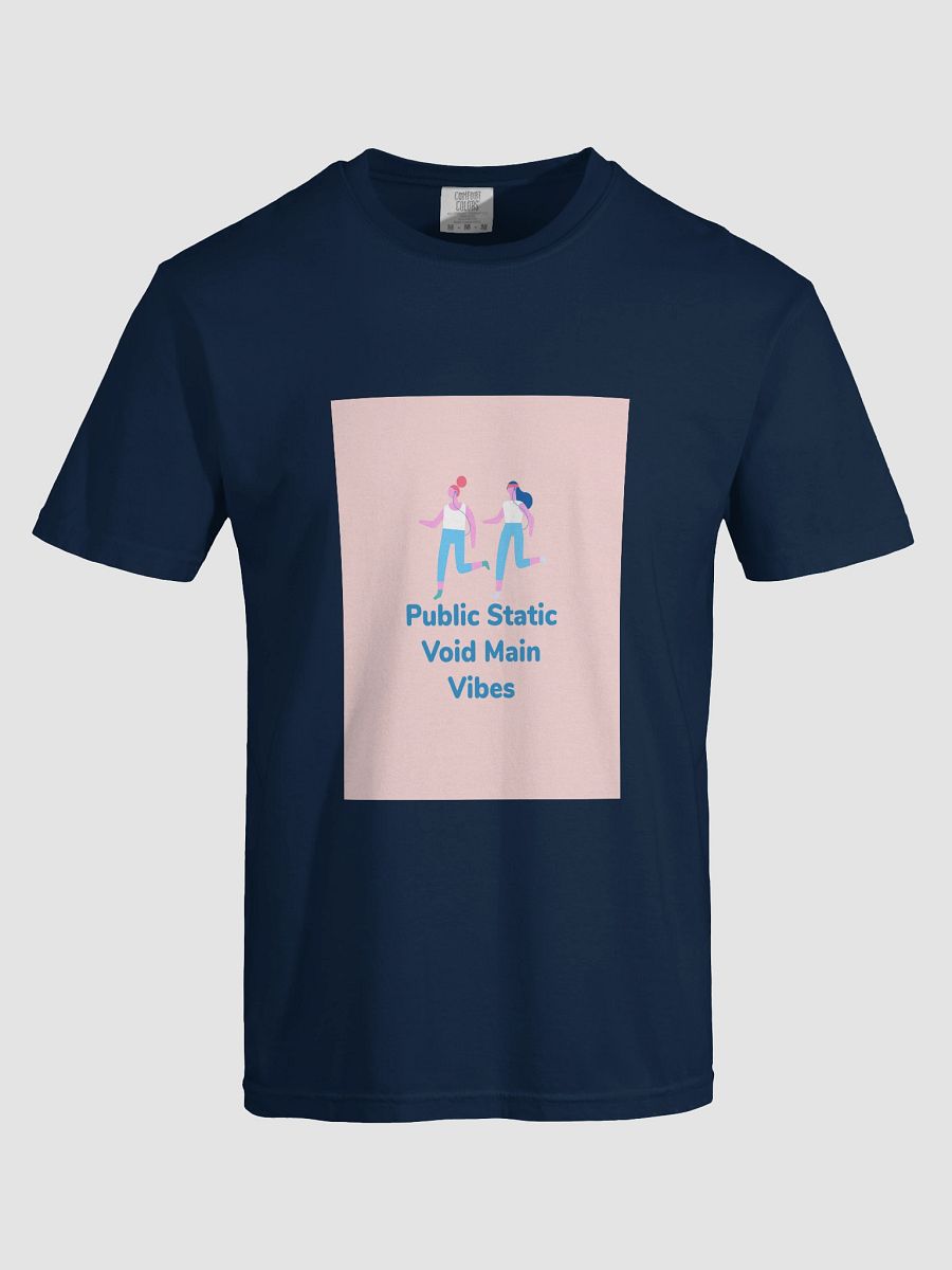 Public Static Void Main Vibes – Coder T-Shirt product image (5)