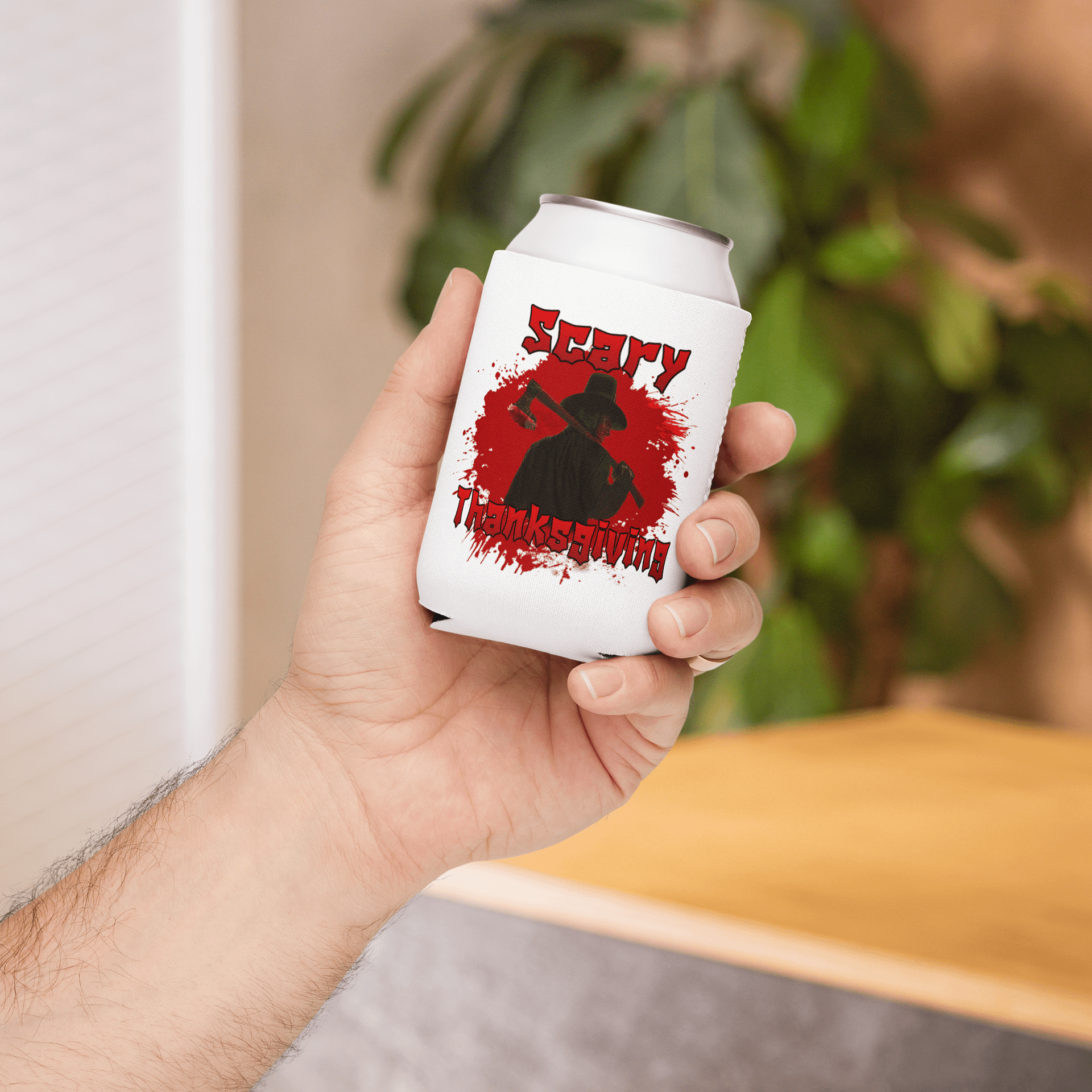 Scary Thanksgiving Can Cooler product image (5)