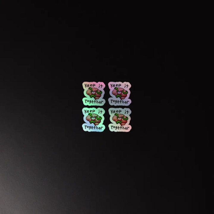 Keep It Together Holographic Sticker Sheet product image (3)