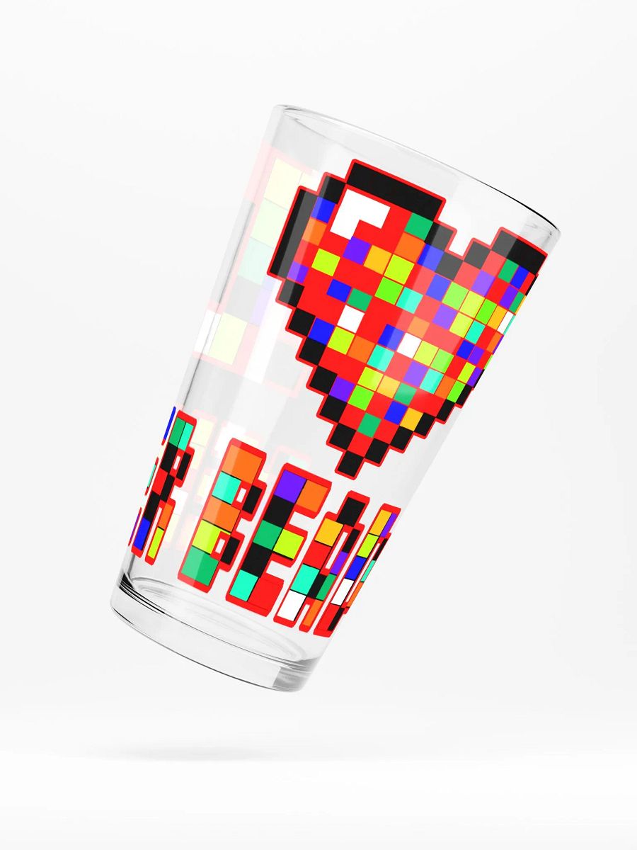 I Heart Perler Bead Glass product image (5)
