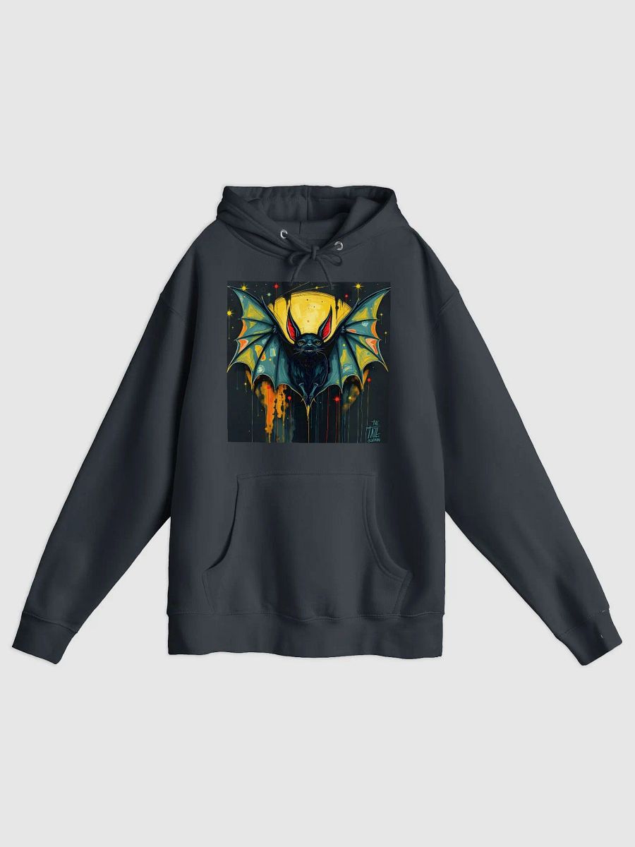 Drip ink colorful bat,Cozy Comfort Unisex Hoodie product image (1)