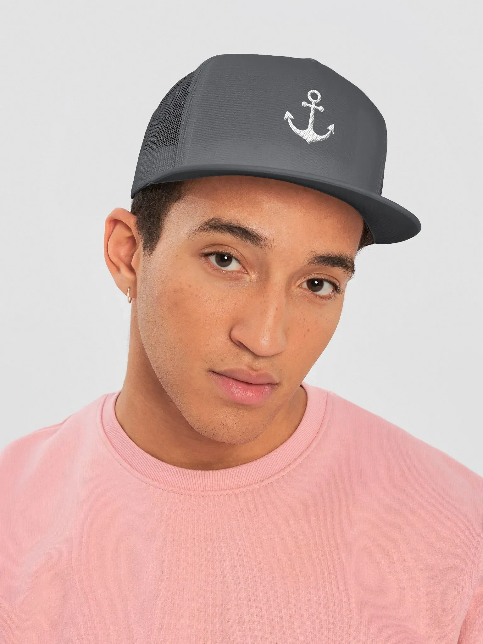 Embroidered Anchor Beach Hat product image (2)
