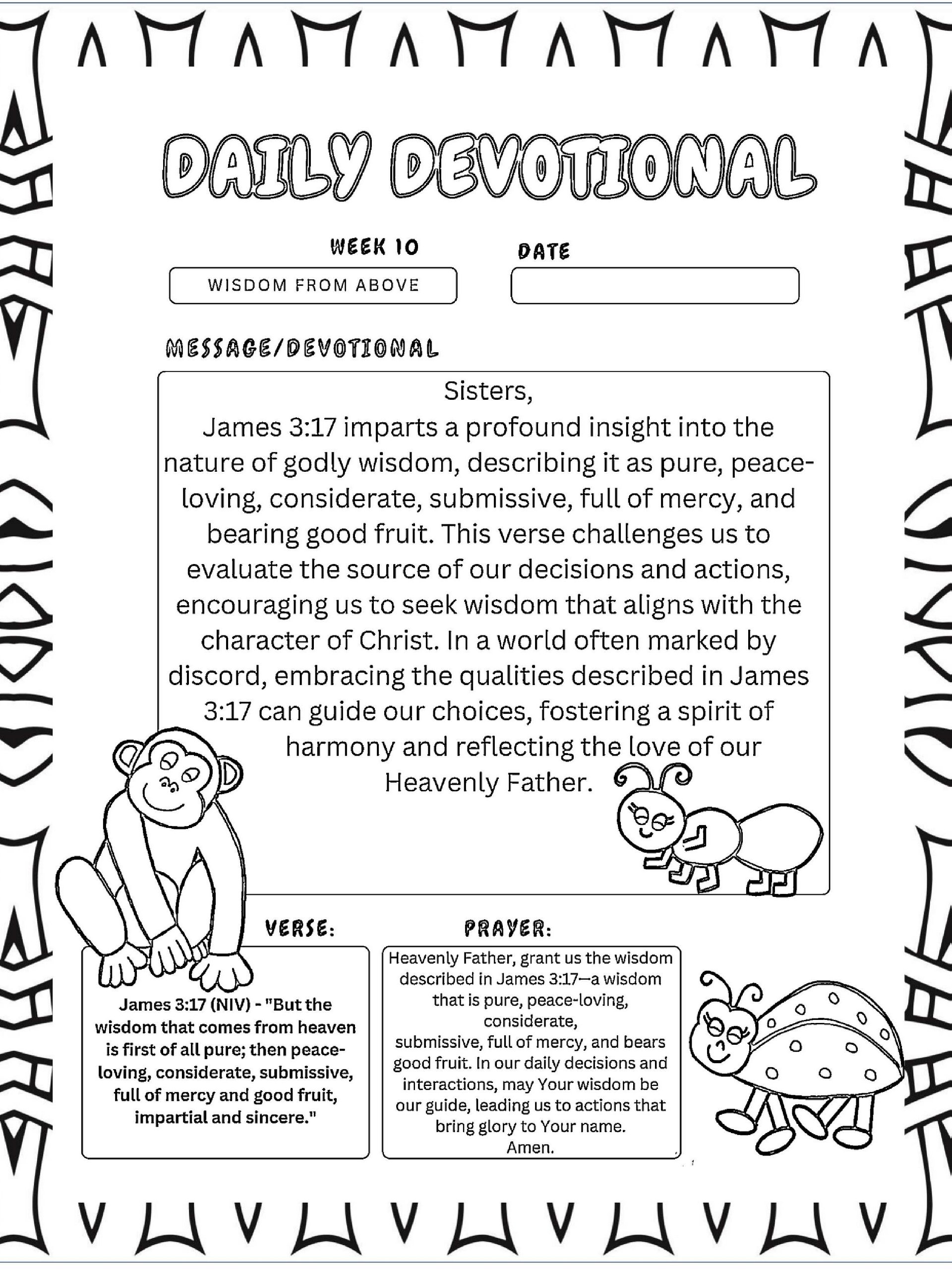 A Walk in Faith-52 Week Coloring Devotional product image (8)